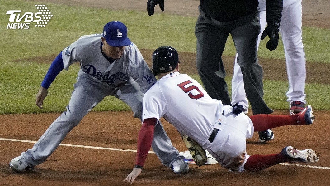 MLB世界大賽第二戰 道奇2比1暫時領先紅襪