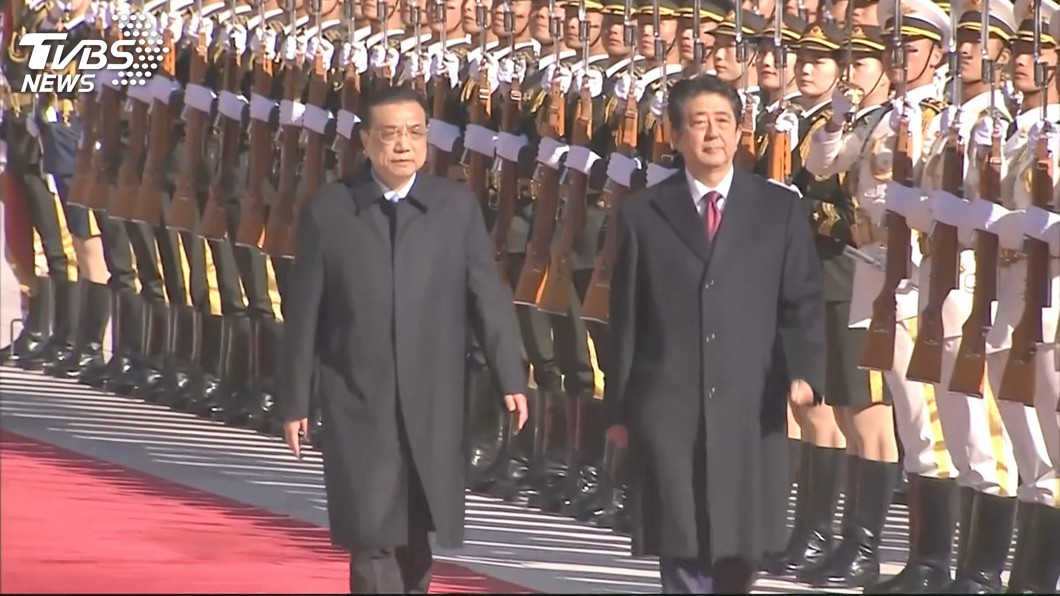天安門再飄日本國旗 隔了7年安倍終破冰