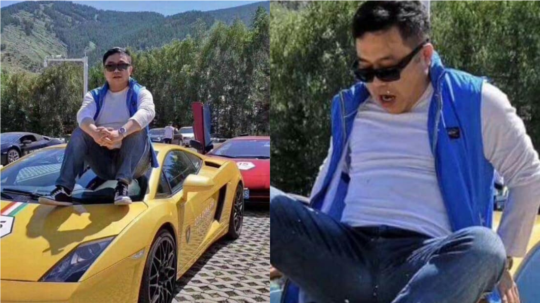 耍帥拍照竟坐爛藍寶堅尼 網笑噴:賠慘了