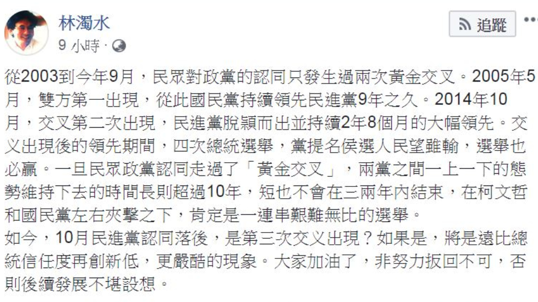 翻攝/林濁水臉書
