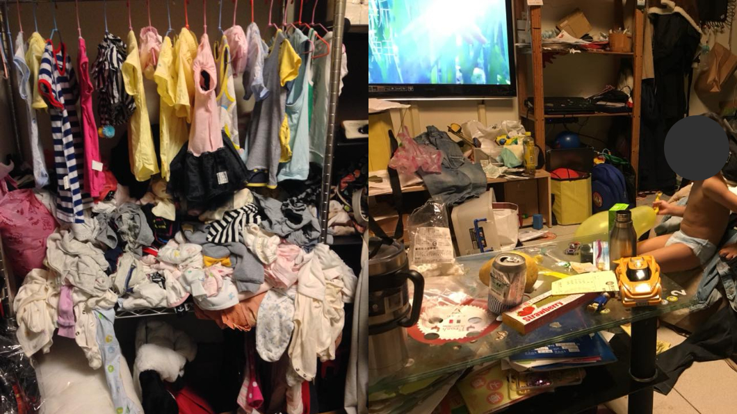 其他網友日前也曾PO出家人堆積如山的物品,總是認為東西還沒壞、有一天會用到,讓人相當困擾。圖/翻攝爆廢公社