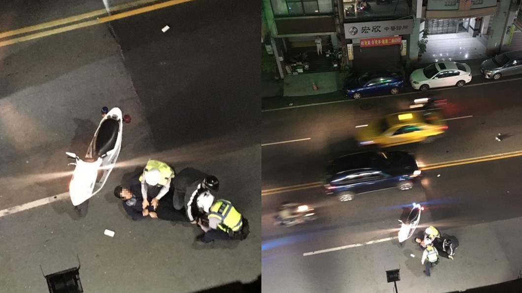 毒蟲拒捕 2正義哥協助警「壓制+指揮交通」好感動