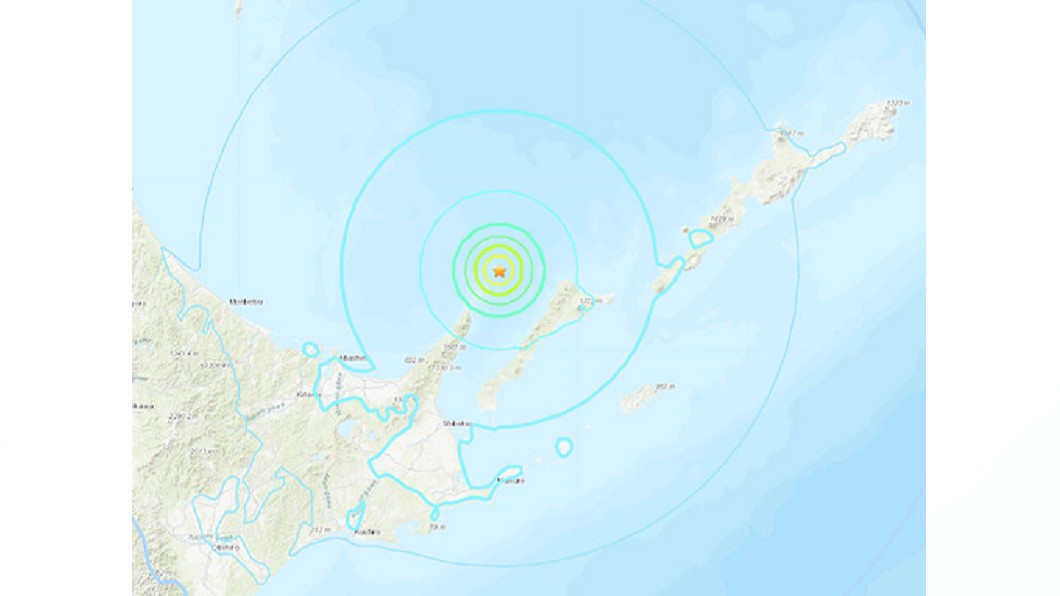 北海道外海規模5.9地震 深度僅8公里