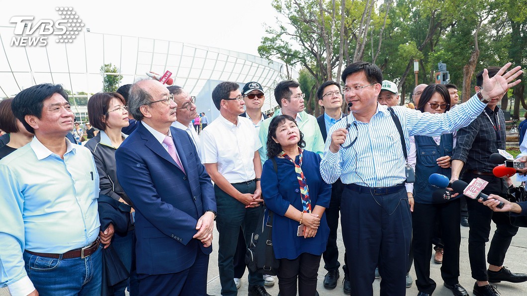 立院民進黨團參訪花博　柯建銘：肯定林佳龍的執行力