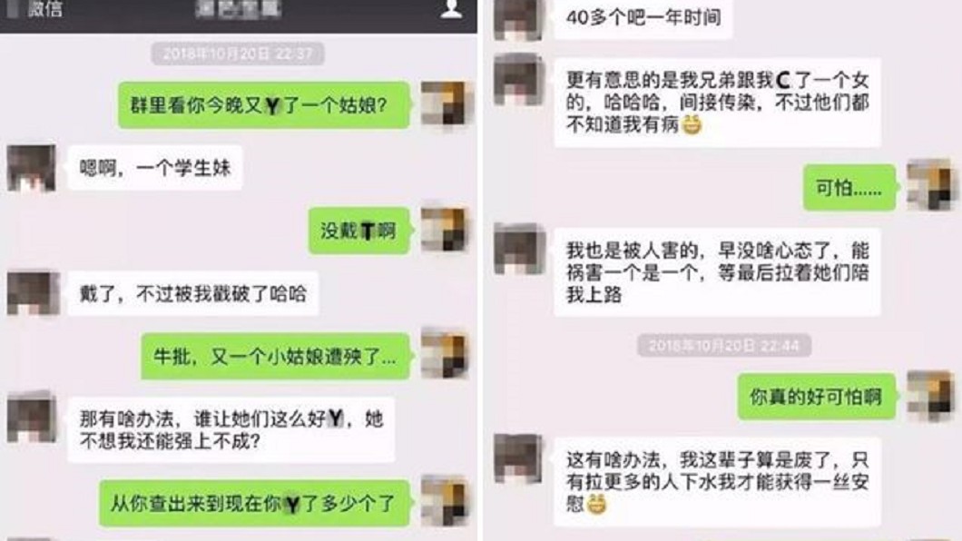 惡男染愛滋 年睡40學生妹傳病毒「想想就滿足」