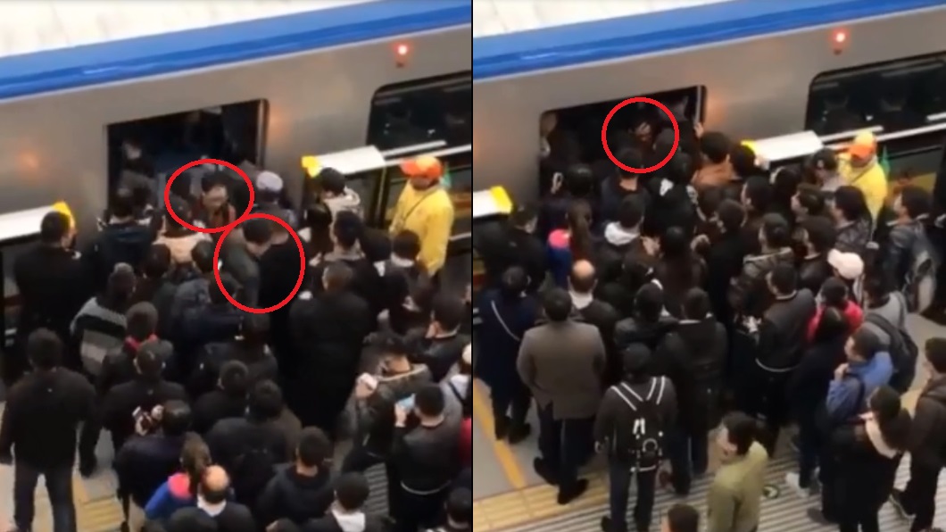 下車立馬「被上車」 憨慢哥「慘烈13秒求生」超爆笑