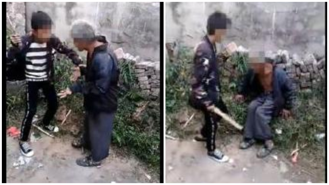 少年圍毆狠踹智障老人PO網炫耀　警：未成年不用罰