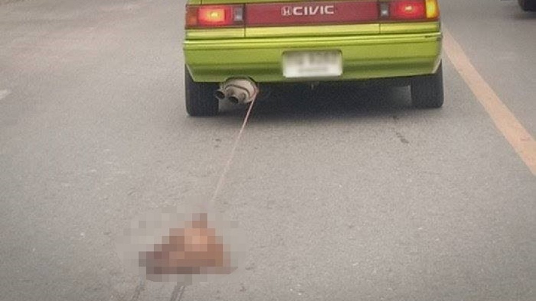 一路開車拖行小狗遺體 竟是怕細菌傳染給小孩