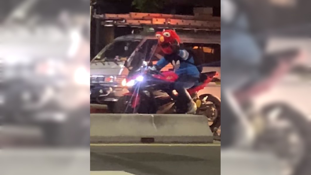 驚見Elmo騎檔車!正妹PO網求本尊 結局神展開