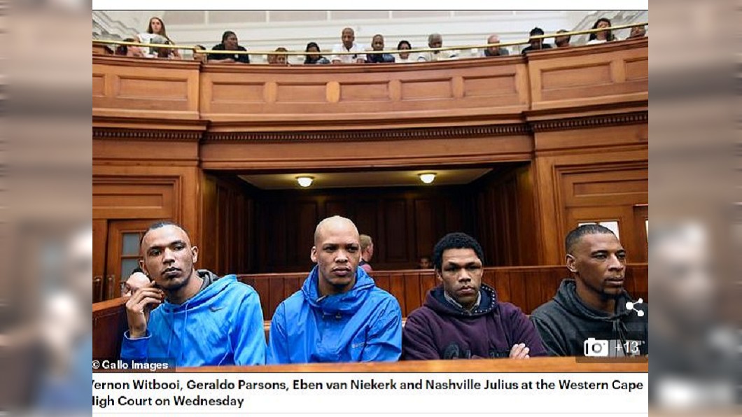 4名嫌犯當中,其中3人被判處終身監禁,另1人則是15年徒刑。(圖/翻攝自每日郵報)