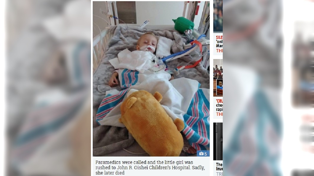 曾自誇有耐心！繼母劇烈搖晃2歲女　釀12天後腦死