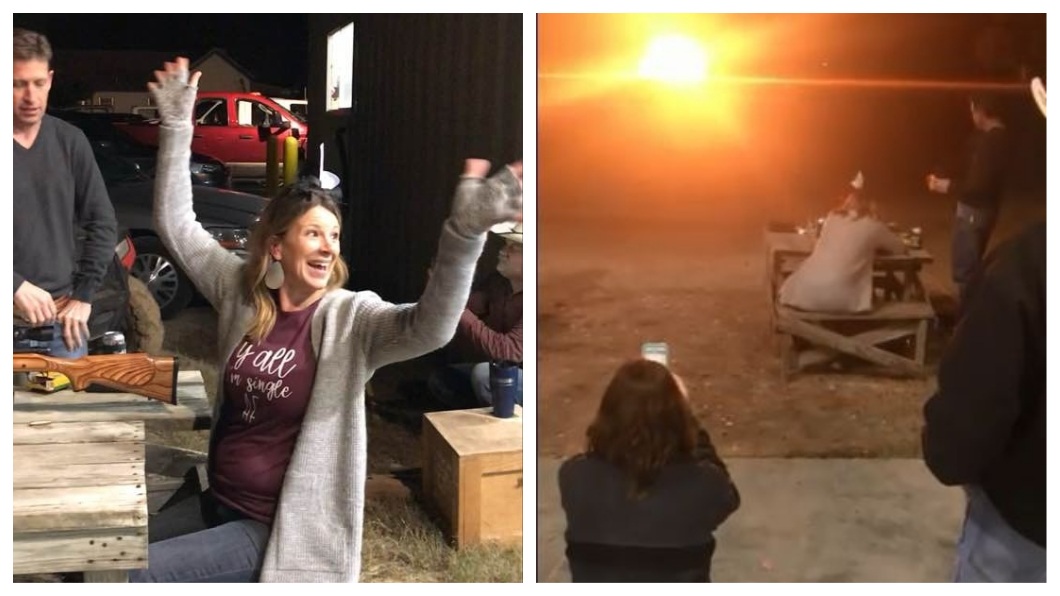 慶祝離婚辦派對　婦一槍引爆炸婚紗