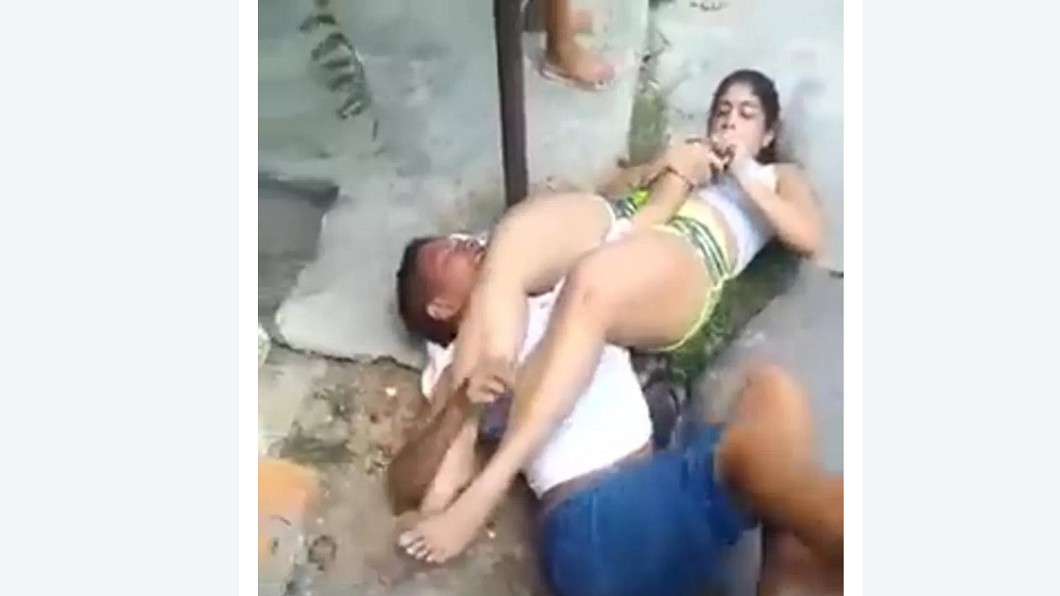 挑錯人!搶匪搶到女格鬥家 慘遭剪刀腳夾爆
