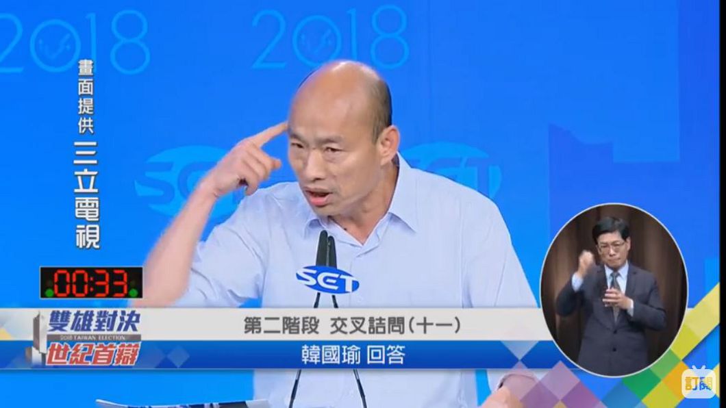韓國瑜發誓：當選後若貪污放棄假釋關到死