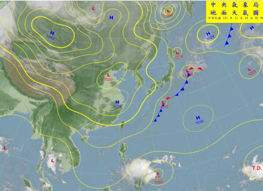 圖／翻攝自中央氣象局