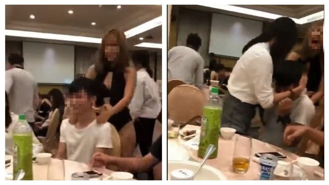 老娘拚了!辣妹舞者挑逗男友 女起身摟他頭貼酥胸