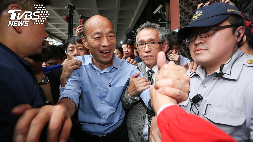 陳其邁說「愛你一萬年」 韓國瑜驚笑:我頭髮都站起來了