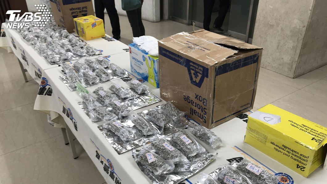 尿布包裹夾藏大麻花　男遭逮稱受友委託取貨