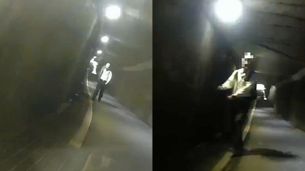 機車地下道驚見「阿伯逆向行走」 18秒影片嚇到閃尿