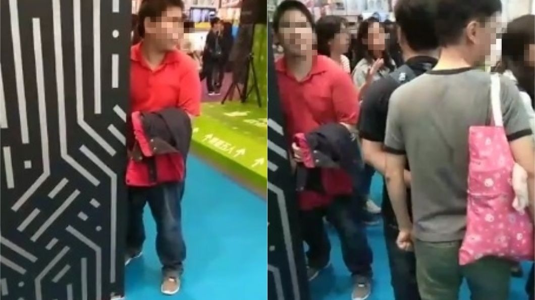 資訊展出現怪客DIY 正妹SG暴怒「穿得少就活該?」
