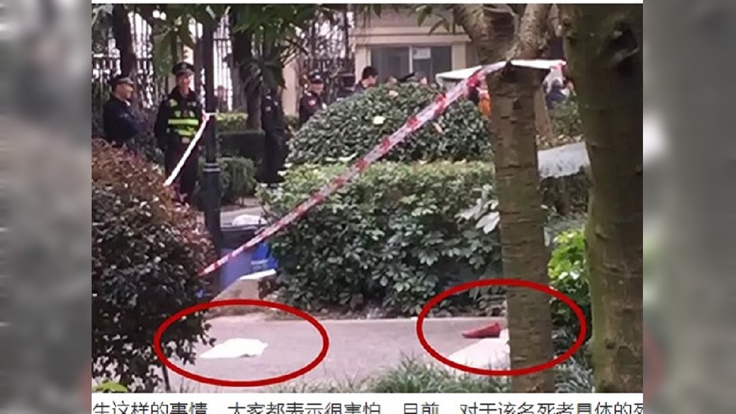 恐怖!屍塊竟從天而降 社區清潔工險遭砸中