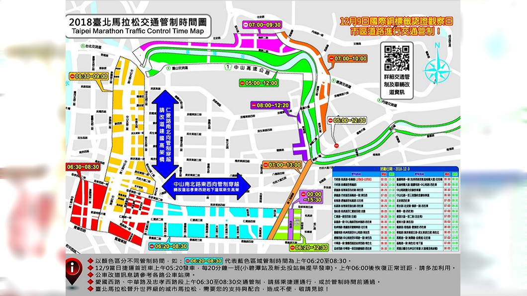 台北馬拉松9日登場 北市交管禁人車通行
