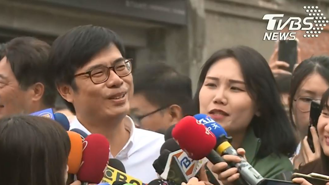 傳被韓國瑜延攬當副手?陳其邁今笑著這樣說