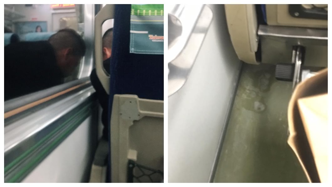 快吐了！噁男台鐵車廂亂吐痰　乘客目睹驚嚇：整車口水味