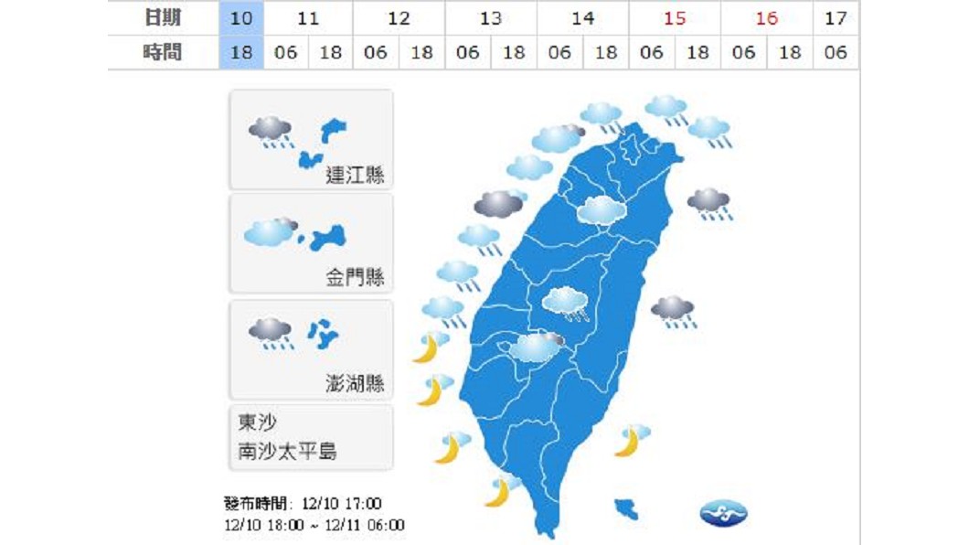 圖／中央氣象局