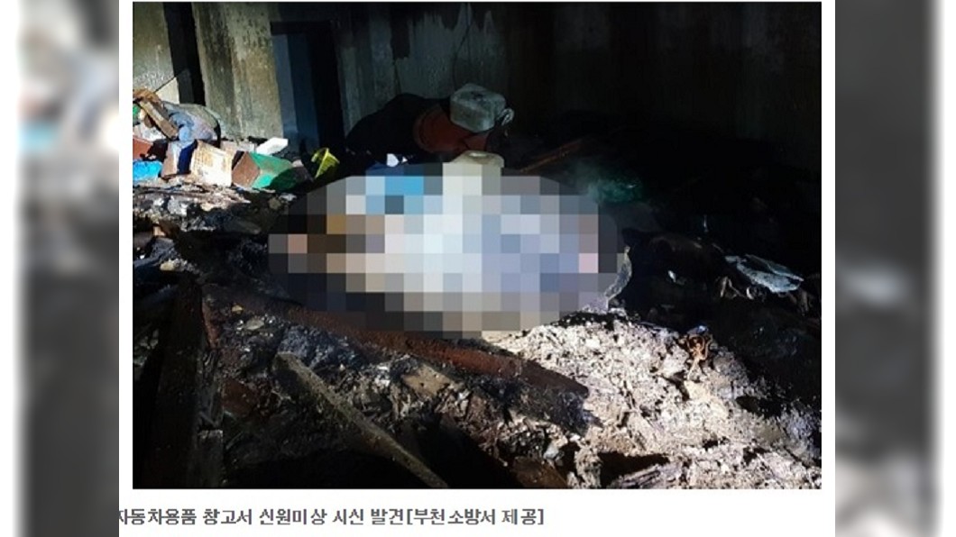男焦屍雙腳綁電線、直瞪天花板　慘死倉庫內