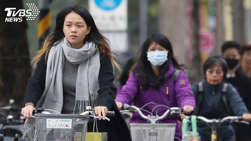 冷氣團升級!越晚越凍...週一、週二最低溫下探10度