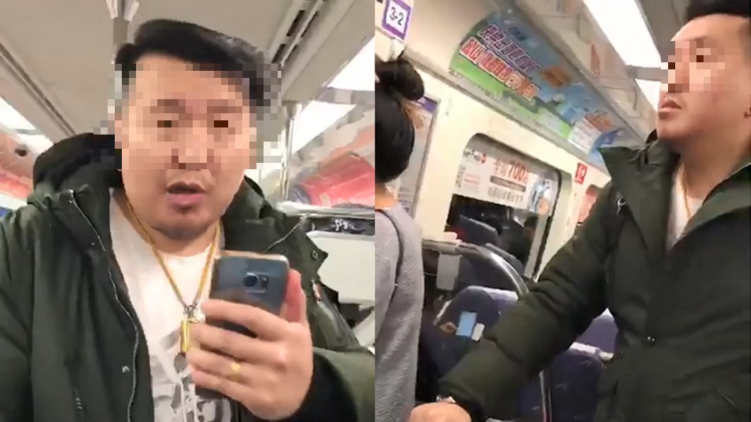泰男鬧機捷!背包撞人嗆誰鳥你 航警到場也不怕