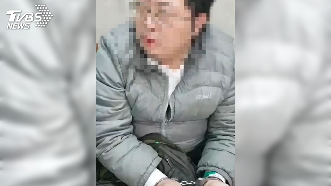 山姓男子闖黃達業位於林口的住家社區,欲持刀攻擊。圖/TVBS