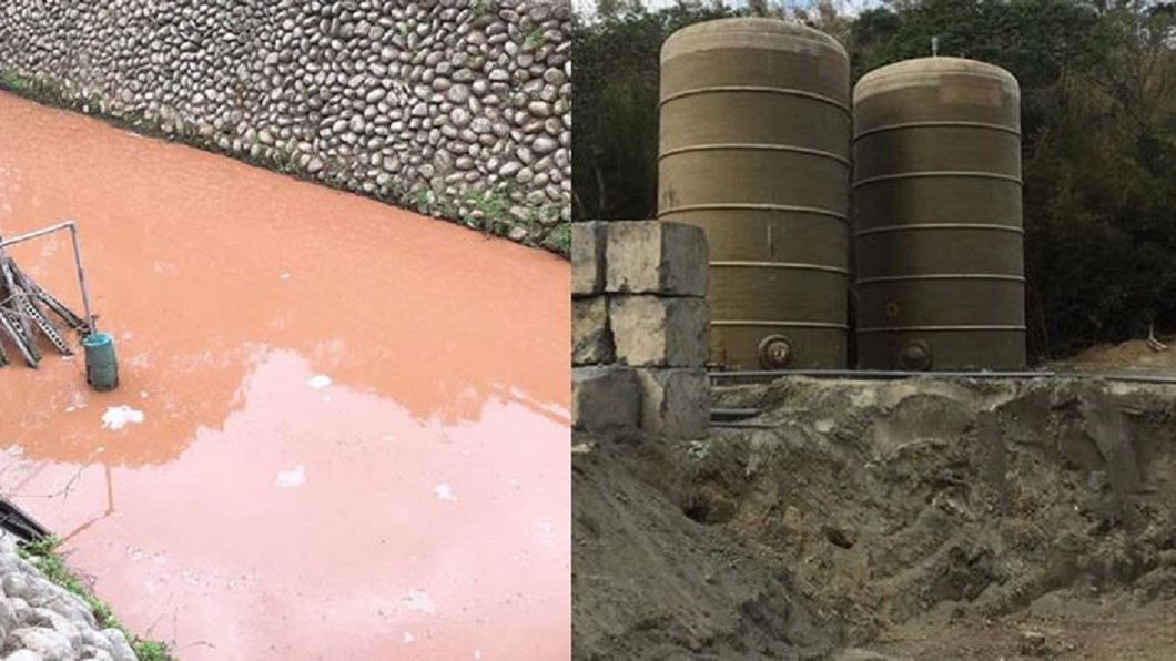 水泥凝固劑外洩!溪水染紅魚死光 她曝:農民無奈棄田地