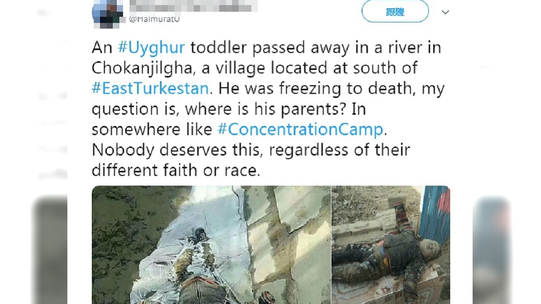 圖/翻攝自Halmurat Harri Uyghur 推特