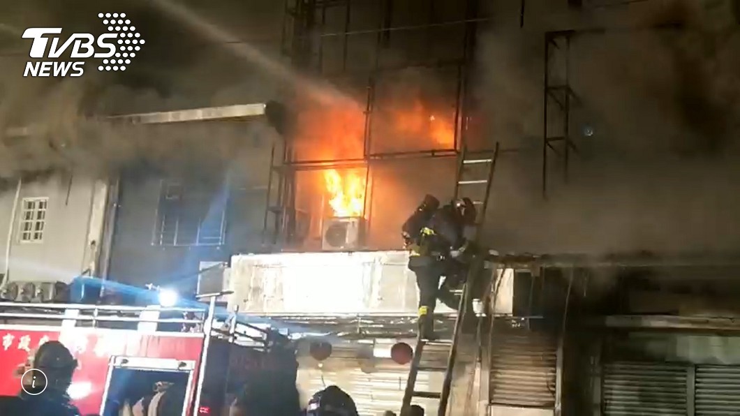 板橋建築火警 消防出動撲滅