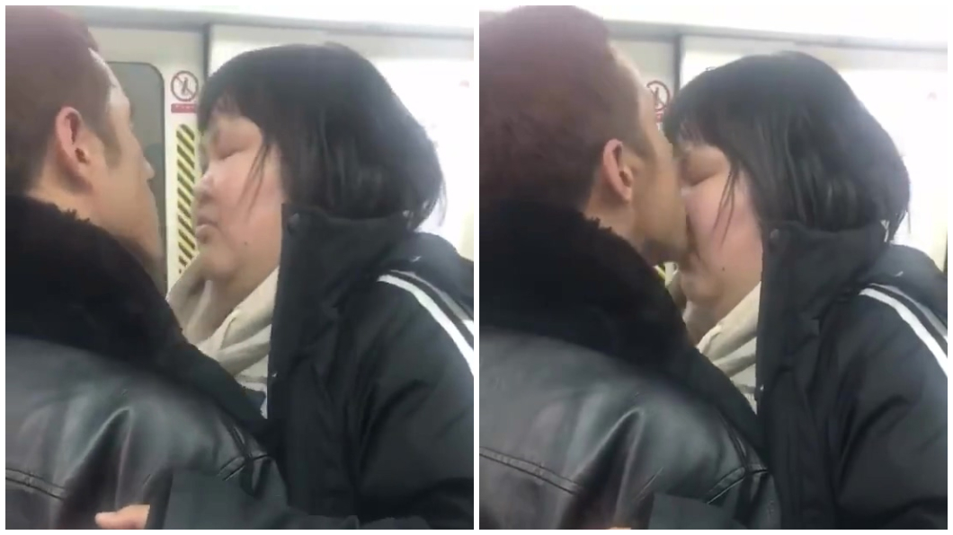 是真愛!情侶電車相擁激吻…背後原因催淚動人