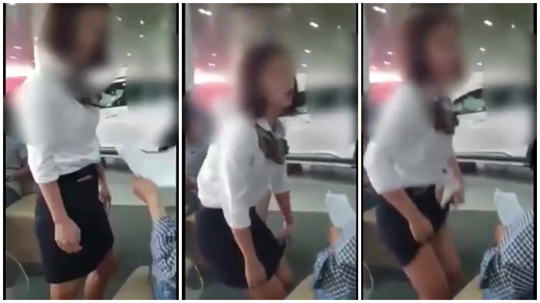 OL賣車被罵妓女氣到「掀裙」！男網友暴動：我來買