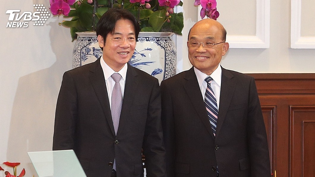 蘇貞昌上任行政院長 交接典禮網路直播