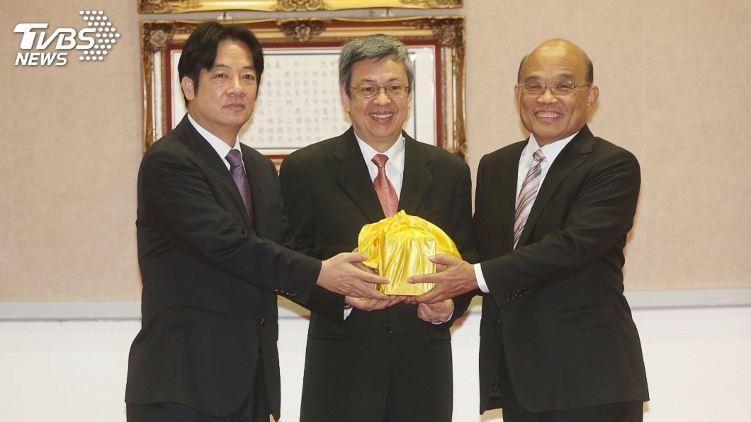 賴清德交棒　蘇貞昌正式就任閣揆