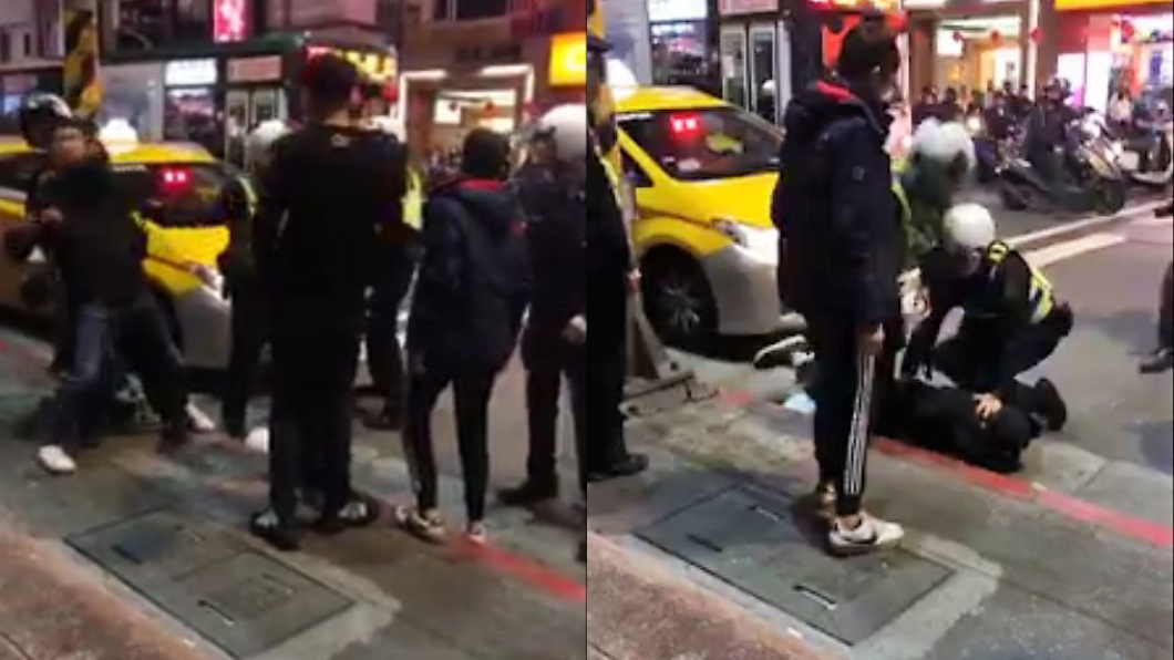 私刑效應?目擊女被男友甩巴掌 屁孩上前一陣痛毆