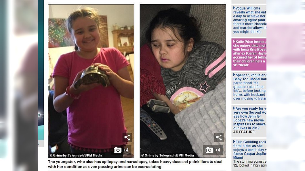 11歲罕病女童痛不欲生 生日願望哭喊:想死