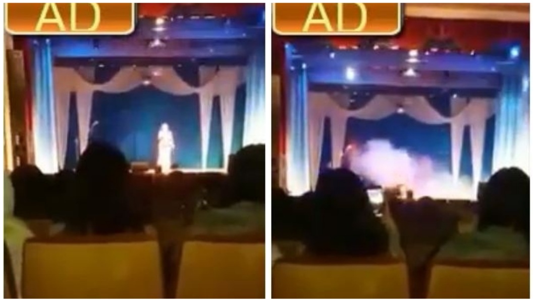 驚!女歌手台上飆高音 下一秒倒地猝死