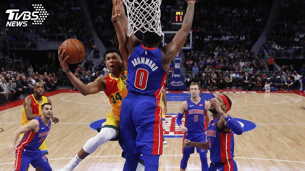 NBA公鹿客場輕取活塞 續保全聯盟戰績最佳