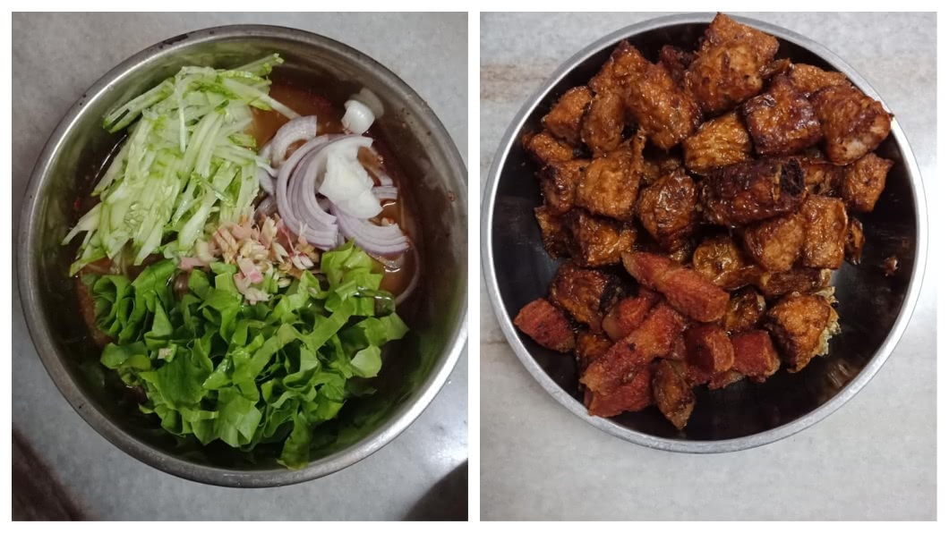 婆婆還貼心地準備她愛吃的食物當午餐。(圖/翻攝自爆廢公社)