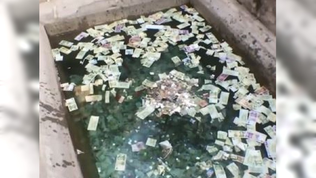 鈔票淹沒魚池! 陸景區亂象遊客迷信祈福