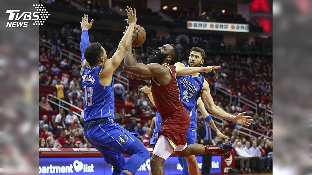 哈登連30場至少30分 NBA火箭擊退獨行俠