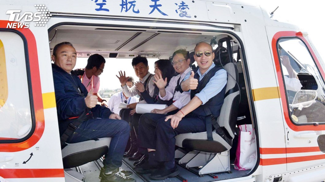 愛河畔建摩天輪 韓國瑜搭機視察找到6可行地點