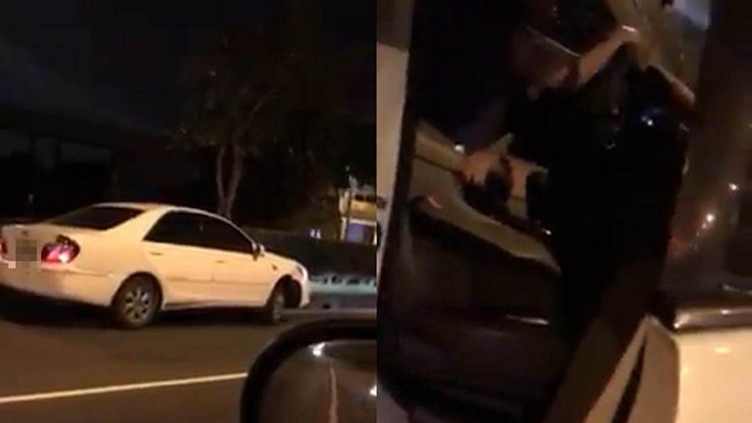 醉女酒駕自撞車頭凹 爆胎硬上路:不要叫警察!