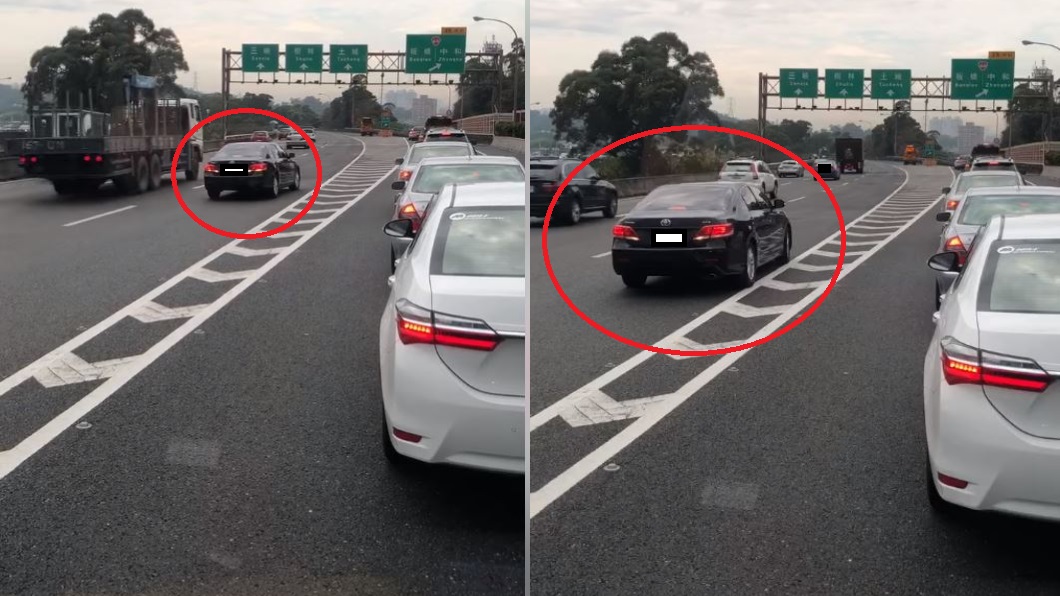 錯過交流道!三寶國道「倒車」想插隊 網怒:不要命